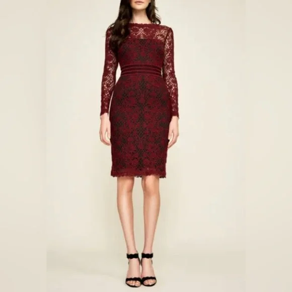 Tadashi Shoji | Dresses | Nwt Tadashi Shoji Beckett Illusion Lace Dress Sz  6 428 | Poshmark